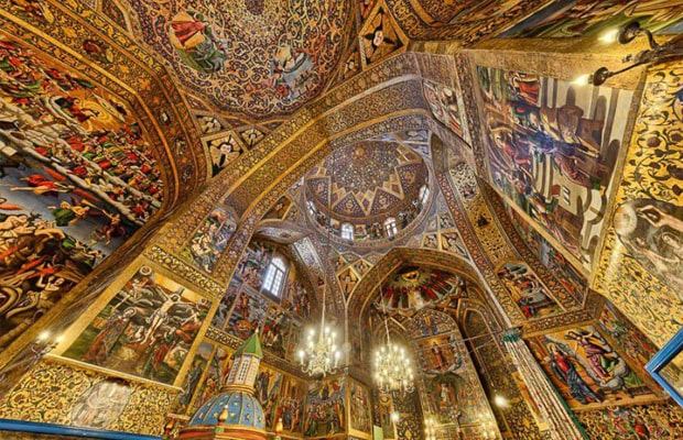 vank cathedral frescoes
