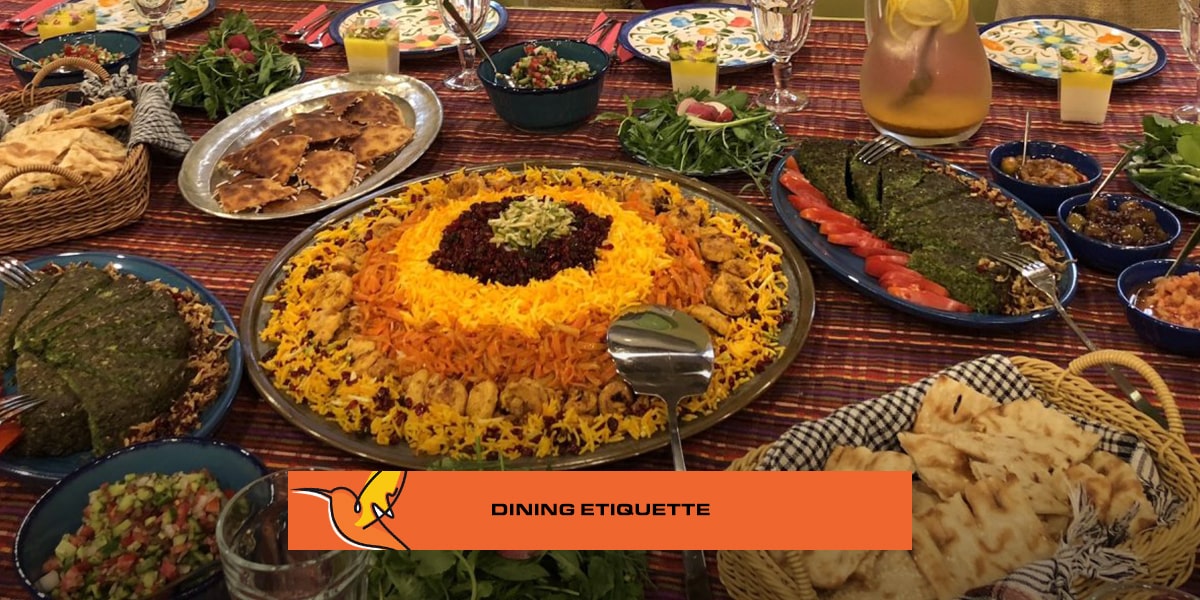 Dining Etiquette between Iranian families