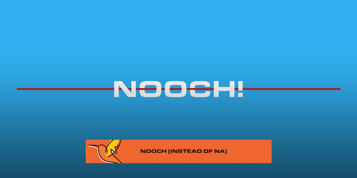 Nooch instead of Na between Iranian