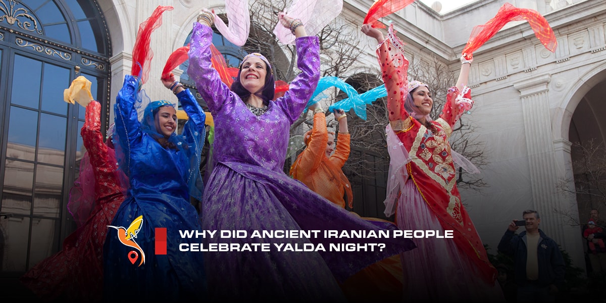 Why did ancient Iranian people celebrate Yalda night?