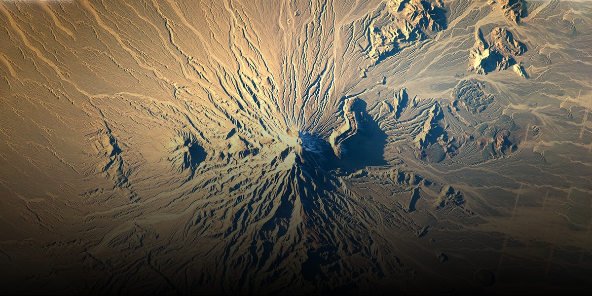 Overview of Volcanoes of Iran - Bazman-min